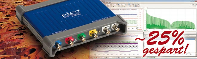 USB PC-Oszilloskope Picoscope 3000 Herbst-Deal