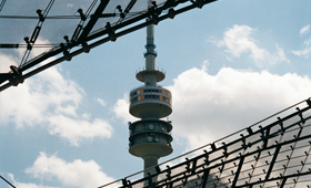 Hightech auf dem Olympiaturm