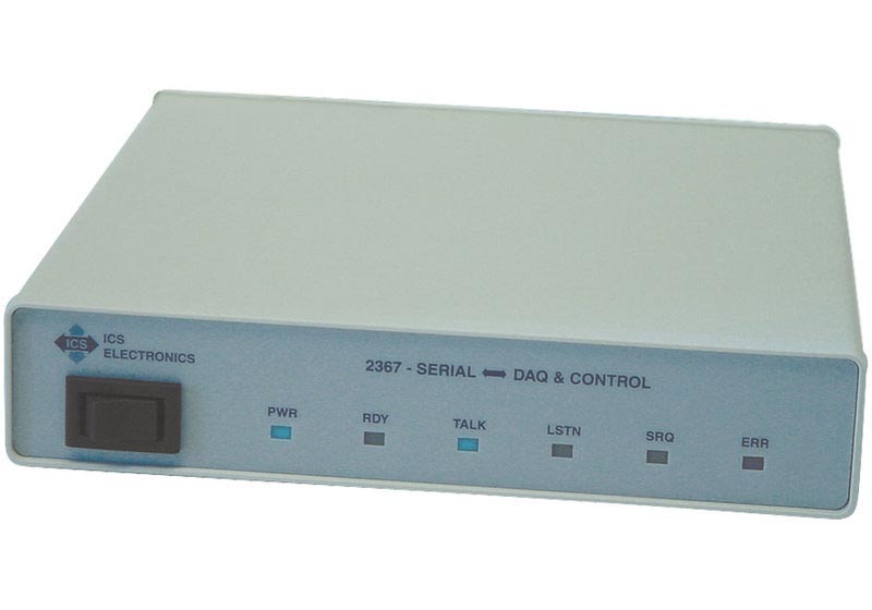 ICS Model 2367 serial multi-I/O, temperature