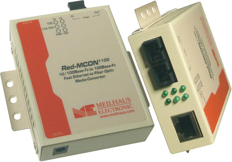 Red-MCON 1100 Umsetzer Ethernet zu LWL