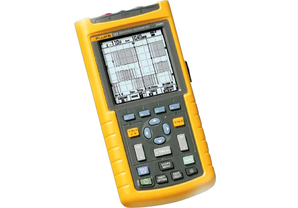 Fluke-123 - ScopeMeter Oszilloskop, Multimeter, "papierloser" Schreiber