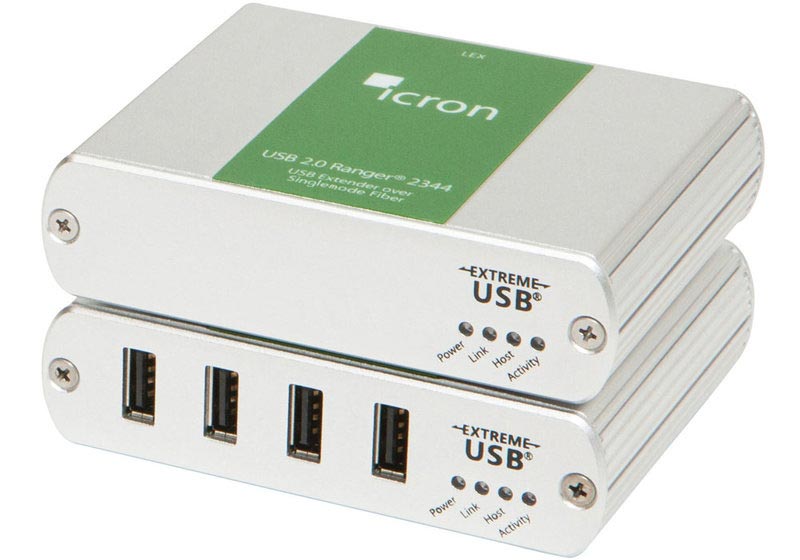 Ranger 2344 - USB 2.0 Extender über 10 km SM-LWL, 4-Port Hub