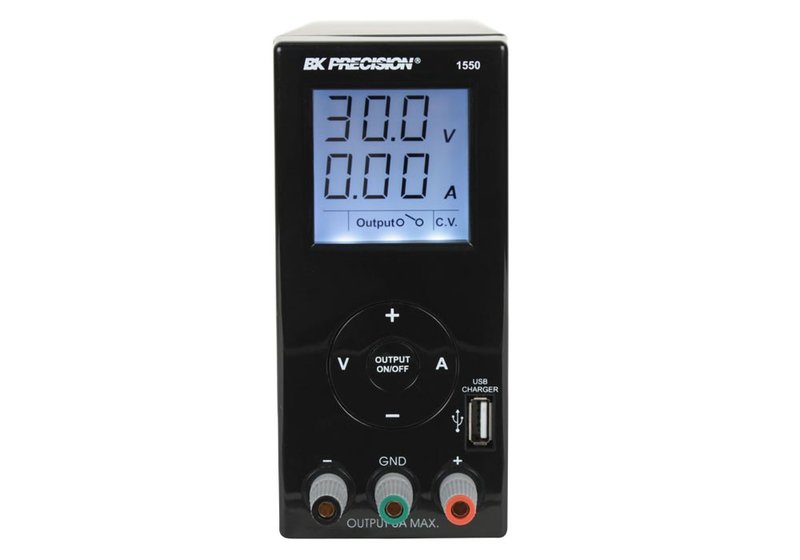 B+K Precision BK1550 Switching DC Bench Power Supply with USB Charger Output