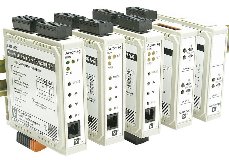 Acromag IntelliPack T-Serie industrielle, isolierte Signal-Transmitter, Isolatoren, Splitter