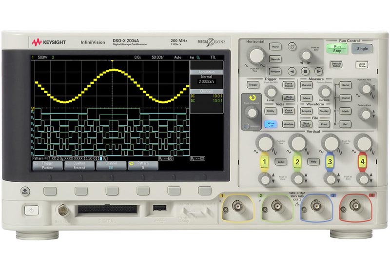 Keysight InfiniiVision MSOX2000A 2-/4-Channel Mixed Signal Oscilloscope up to 200MH