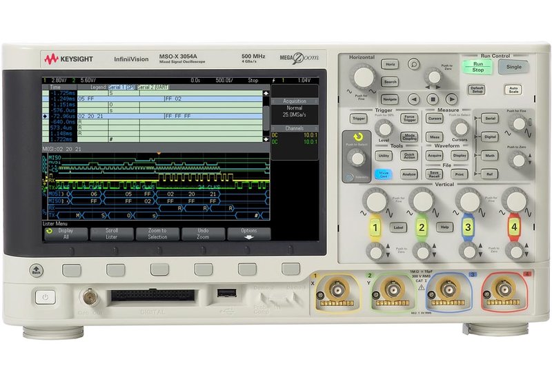 Keysight InfiniiVision MSOX3000A 2-/4-Kanal Mixed-Signal Oszilloskope bis 1GHz