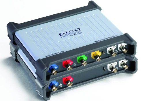 PicoScope 5000 Serie - USB PC-Oszilloskope, 2/4-Kanal, bis 200 MHz, FlexRes