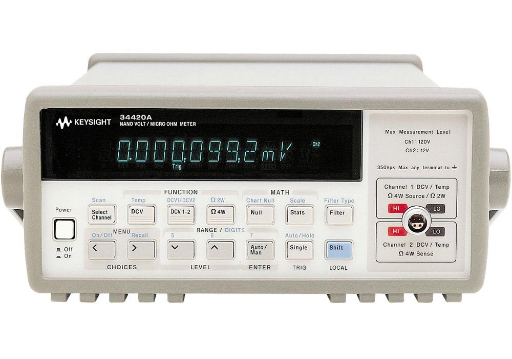 Keysight 34420A Nano-Volt and Micro-Ohm Meter