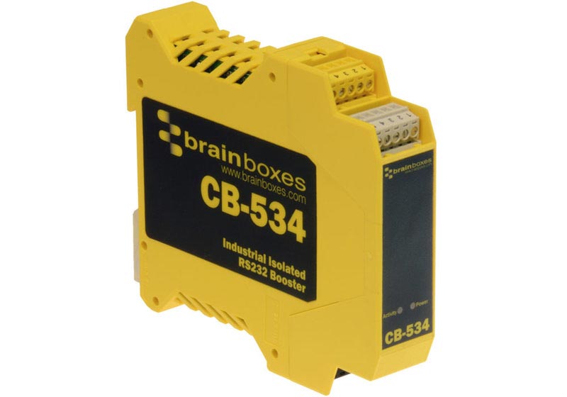Brainboxes CB-534 RS232-Isolator und "Booster"