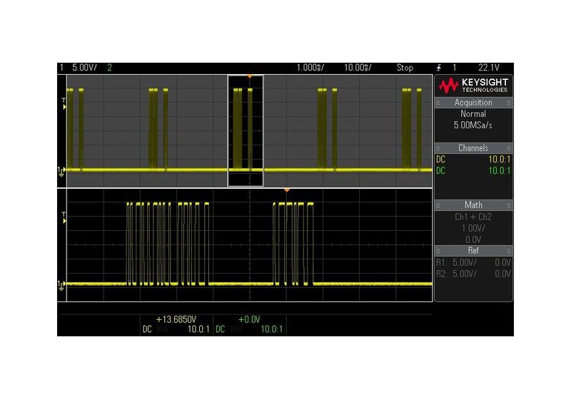 D1200EMBA serial triggering and analysis (I2C, SPI, RS232) for DSOX1204A/G