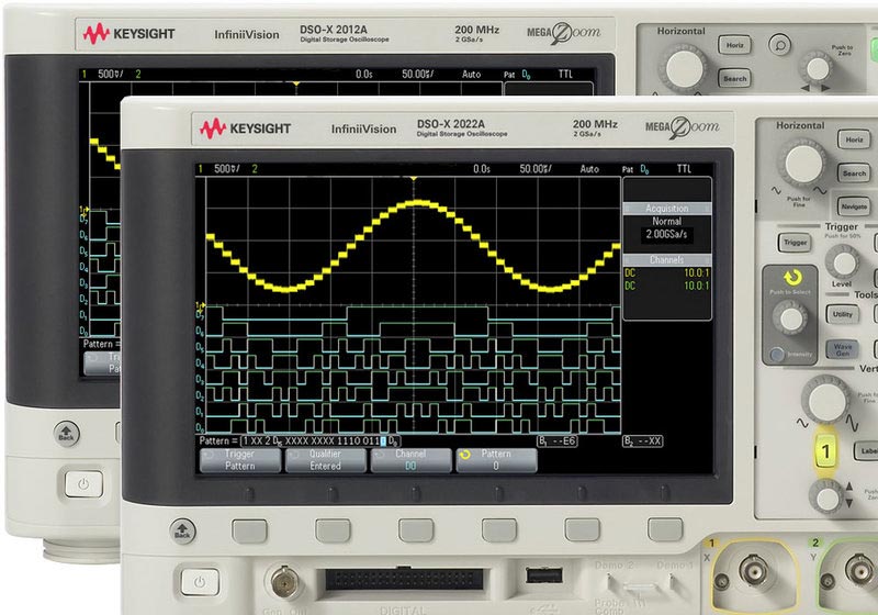 DSOX2BW22 - bandwidth upgrade, 100-to-200 MHz, 2-channel DSOX2000A