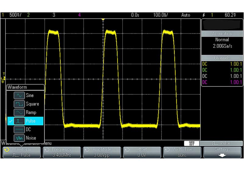 DSOX1AUTO serial triggering and analysis (CAN, LIN) for DSOX1102A/G