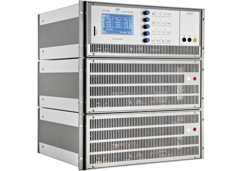 ETSYSTEM EAC-3S Serie AC-Quellen, 3-phasig, 750 bis 30.000 VA