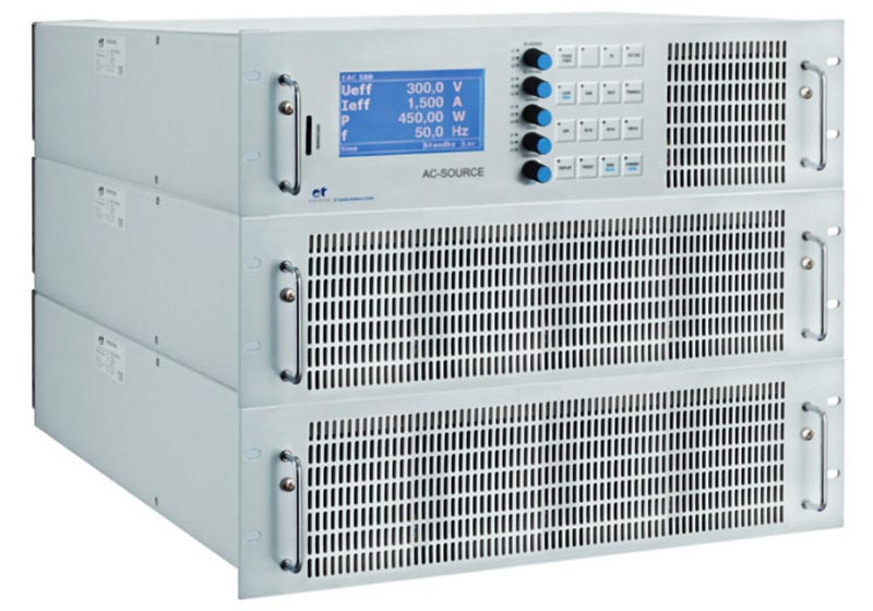 ETSYSTEM EAC-3SP Serie AC-Quellen, 3-phasig, 750 bis 36.000 VA