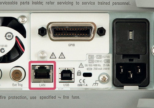 Keysight 34460A-LAN Ethernet-Schnittstelle