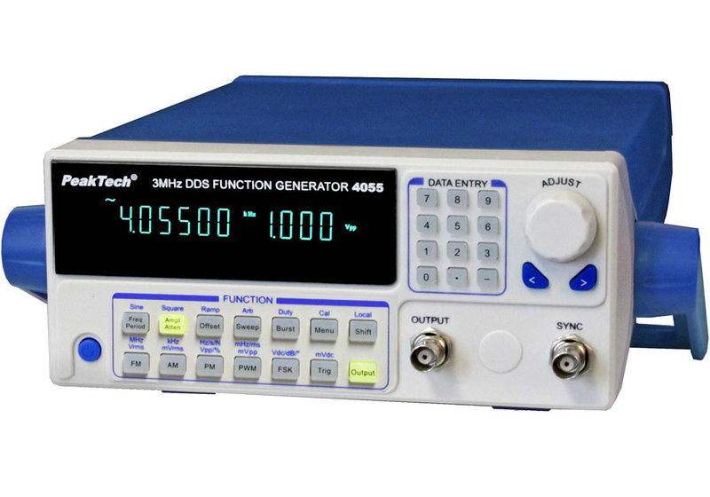 PeakTech P4055/P4060 Standard Function Generator, 1 Channel, up to 20MHz