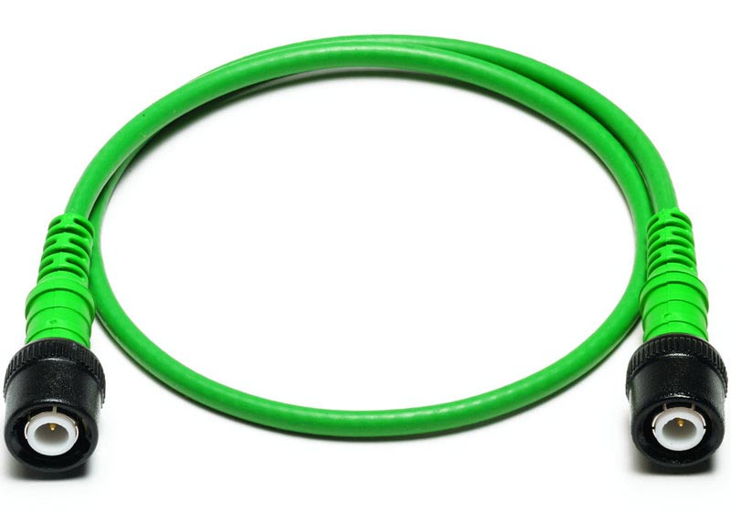 TA245 - BNC cable, 0.5 m, green
