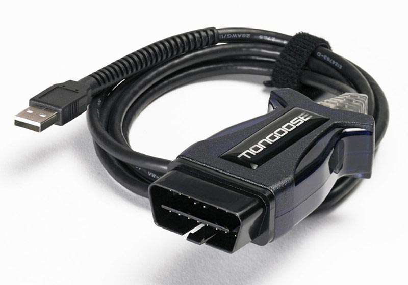 MongoosePro Automotive Vehicle Adaptor USB-to-ISO/CAN2, OBD II