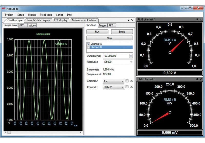 MCD ToolMonitor for PicoScope