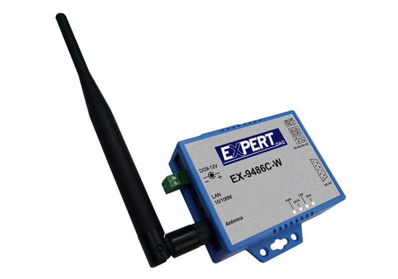 eX-9486 - converter ethernet, WLAN to RS232, RS422, RS485
