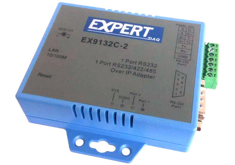 eX-9132 - converter Ethernet to RS232, RS422, RS485