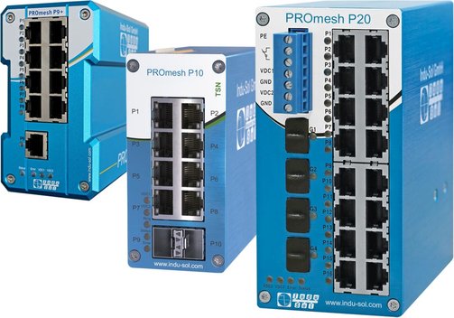 Indu-Sol PROmesh Managed Switch Series with Diagnostic Features