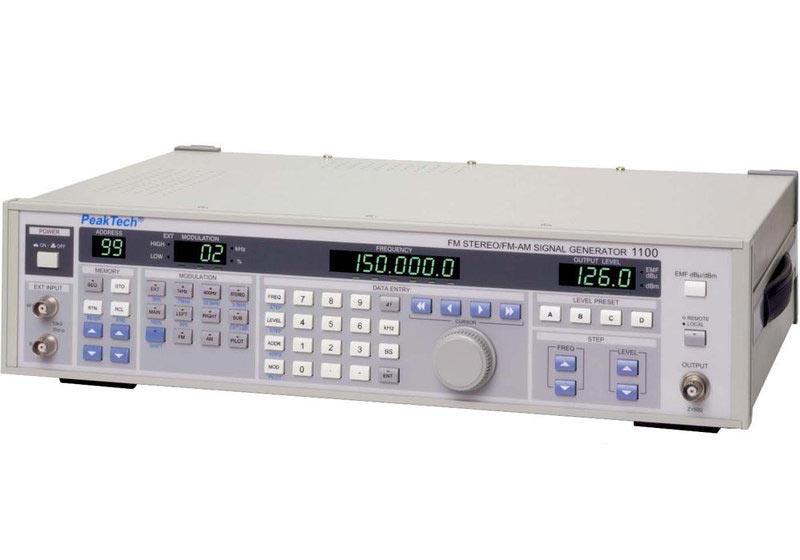 Peaktech P1100 HF-Signalquelle, AM, FM, 100 kHz...150 MHz