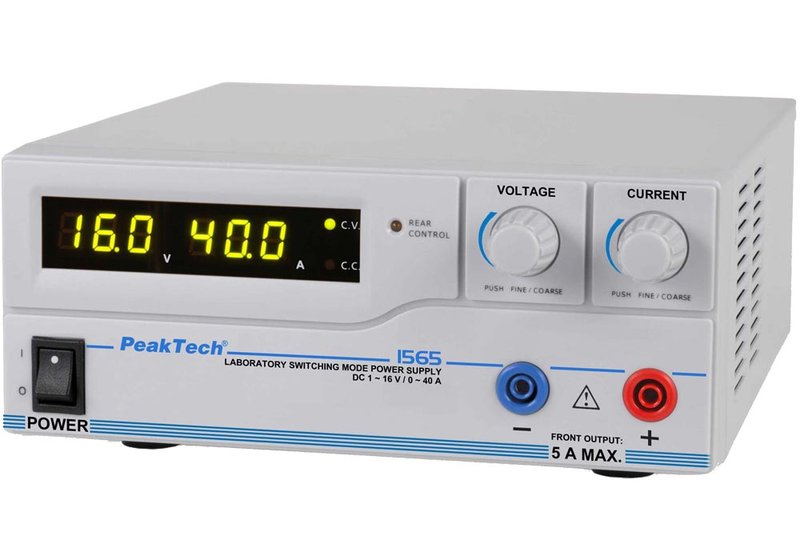 PeakTech P15xx DC Lab Power Supplies up to 60V, 60A, 960W, USB