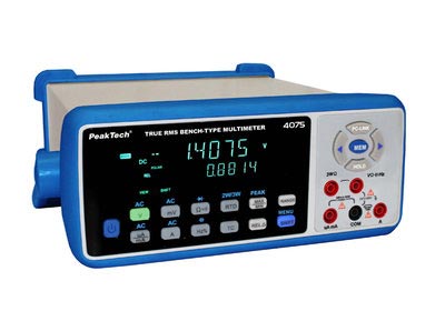 PeakTech P4075 - Digital-Bench-Type Multimeter, 4 5/6-digit, USB, LAN, Bluetooth