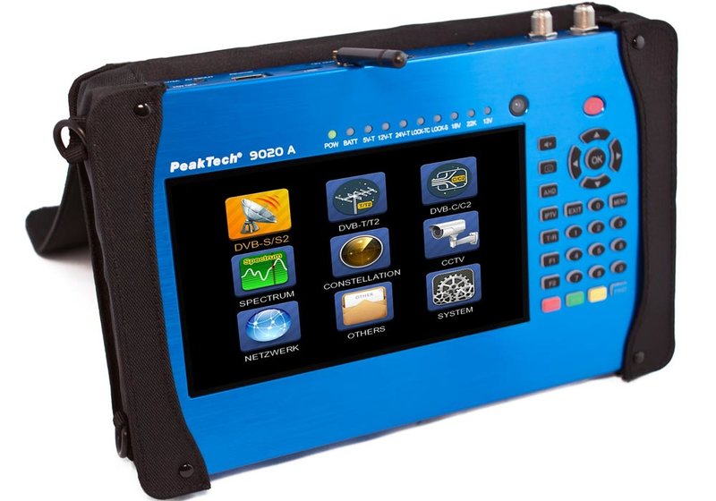 PeakTech P9020(A) DVB Meter DVB-C/S2/T2, H.265 oder H.264