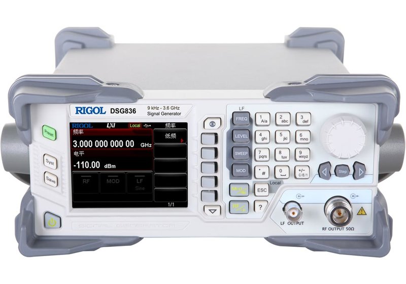 Rigol DSG815, DSG821, DSG830, DSG836 RF Signal Sources up to 3.6 GHz