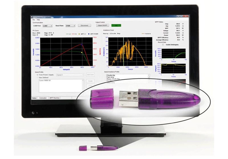 B+K Precision SASPVS - Solar Array Simulator Software USB Dongle