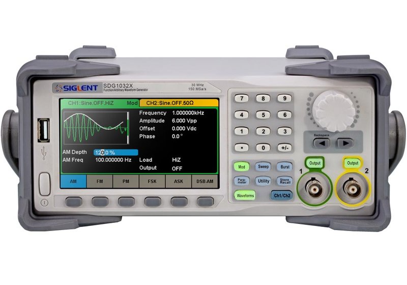 Siglent SDG1000X Serie Arbiträr-Signal-Generatoren bis 60 MHz
