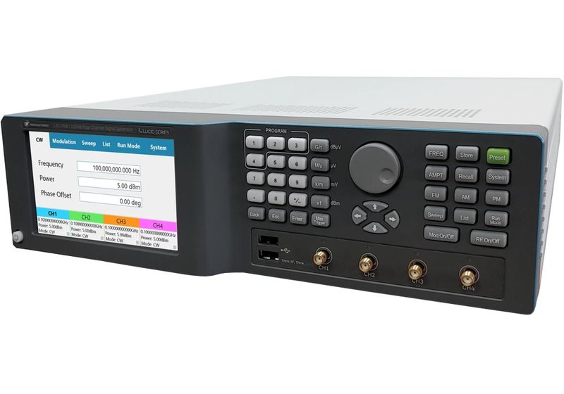Tabor Lucid B/Benchtop RF signal generators up to 12GHz, touch-screen
