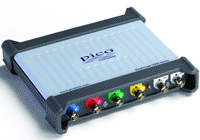 PicoScope 5444B - 200 MHz USB PC-Oszilloskop, flexible Auflösung, 4-Kanal, AWG