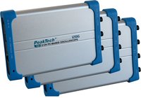 PeakTech P12xx/P13xx 2-/4-channel embedded PC oscilloscopes, USB/LAN