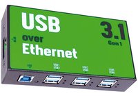 US-MINI/H USB über Ethernet mit 3, 6, 9, 12-Port USB-Hub