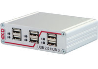 MCD USB-HUB 6-Port USB 2.0/3.0-Hub mit 6 schaltbaren Ports
