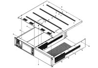 Rack mount accessories for Rohde & Schwarz essential power products
