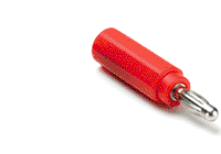 TA017 - 4 mm adaptor, red