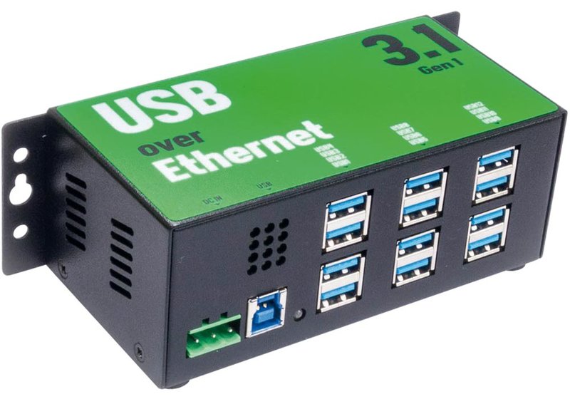 serie længde elleve AnyplaceUSB 1, 3, 6, 12 ports USB over Ethernet network