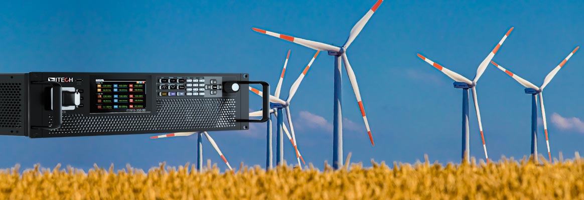 ITECH IT7800 und Windkraftanalagen