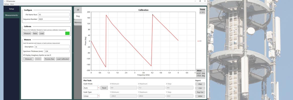 Softwarelayout des Epsiolometers