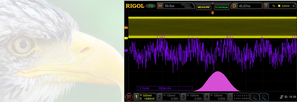 Rigol MSO8000 verbleibender Jitter