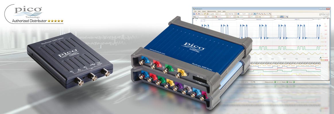 Picoscope USB PC oscilloscopes and dataloggers
