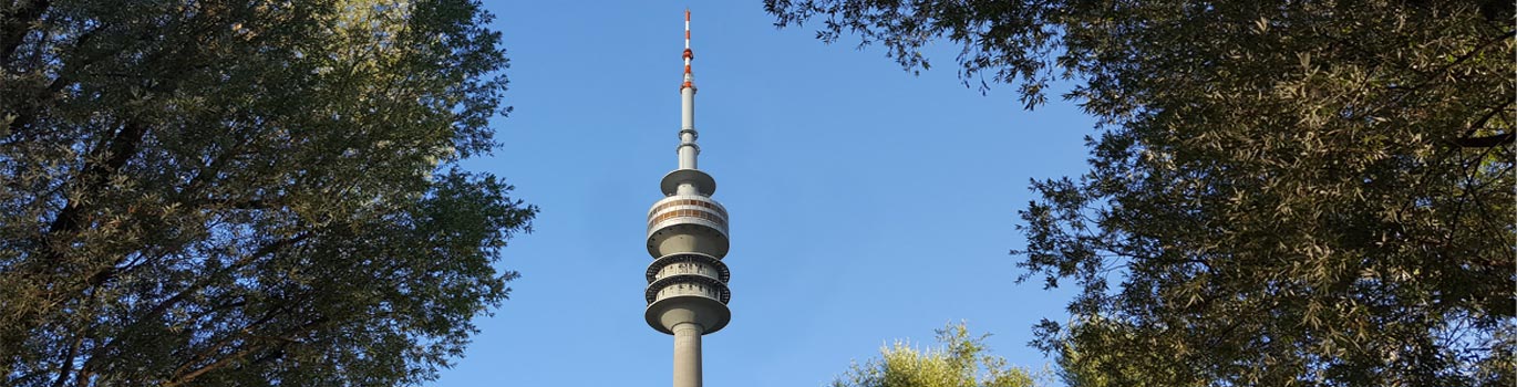 Hightech on the Olympic Tower Munich