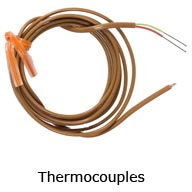 Connect thermocouples to instruNET i600 and i601