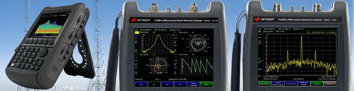 Keysight FieldFox-Display