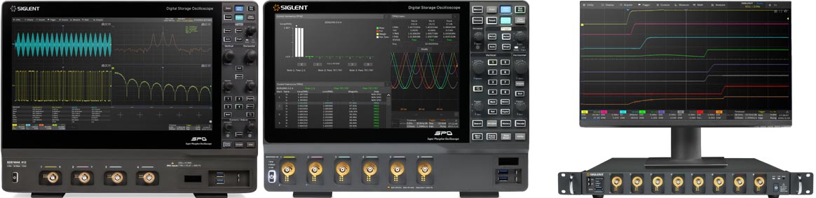Siglent 12 bit Performance Line oscilloscopes