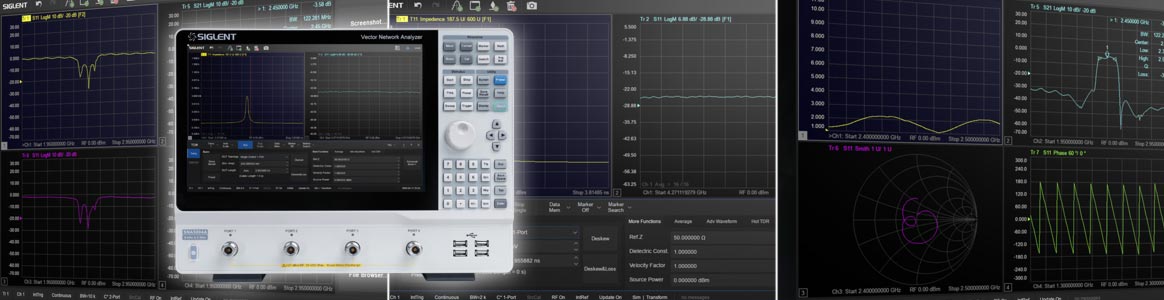 Siglent serie A vector network analyzers